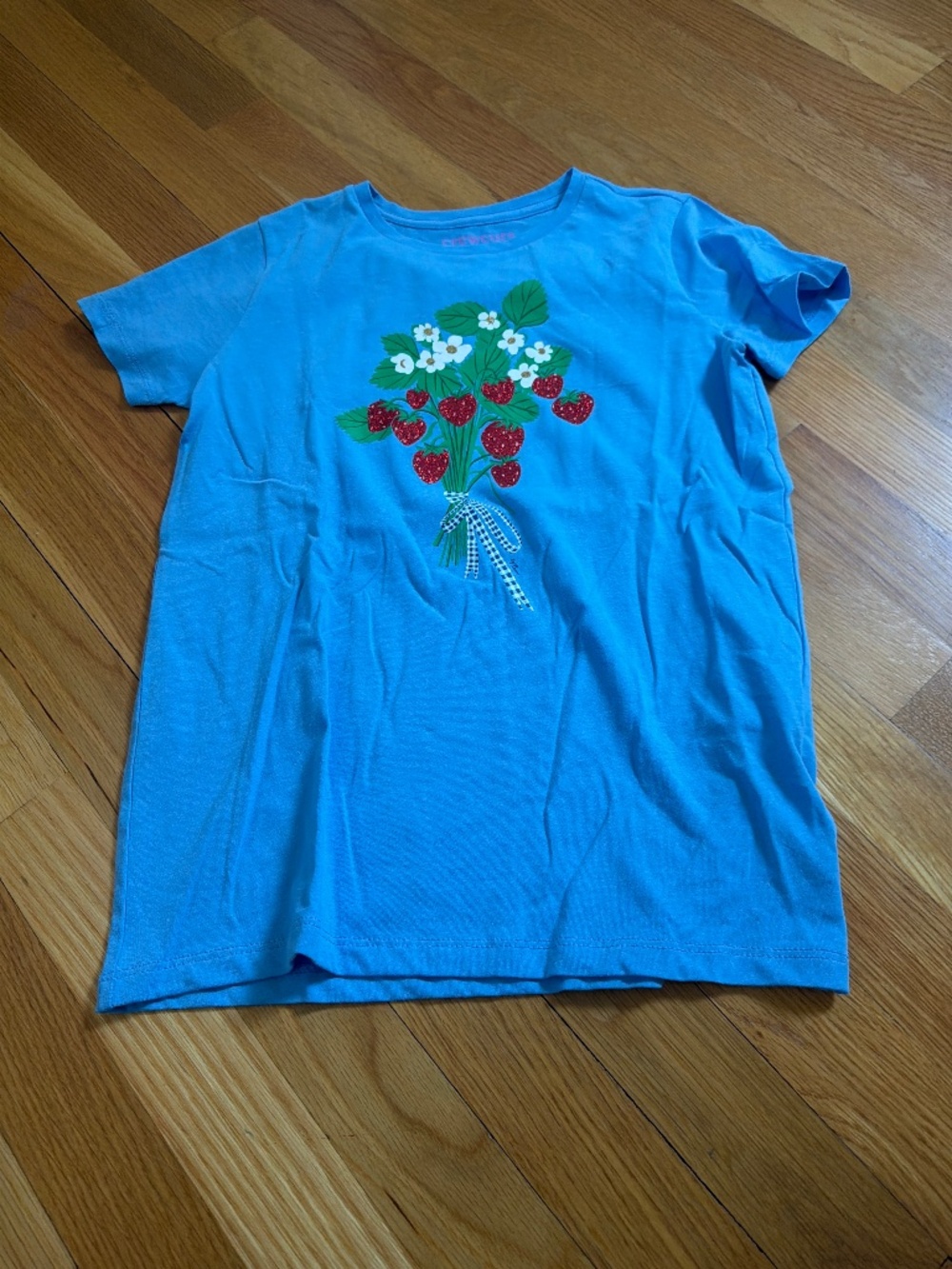 Crewcuts girls strawberry t shirt